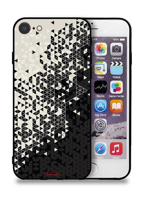Apple iPhone 8 Protective Case Pattern Digital Art Triangle