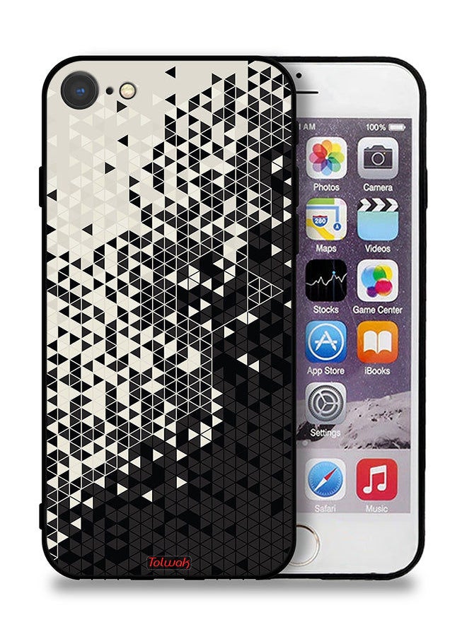 Tolwak - Apple iPhone 8 Protective Case Pattern Digital Art Triangle - Image 1