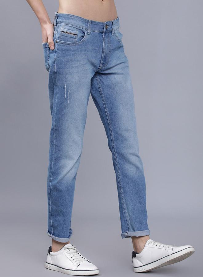 The Indian Garage Co Men Mid Rise Slim Fit Blue Jeans - Image 2