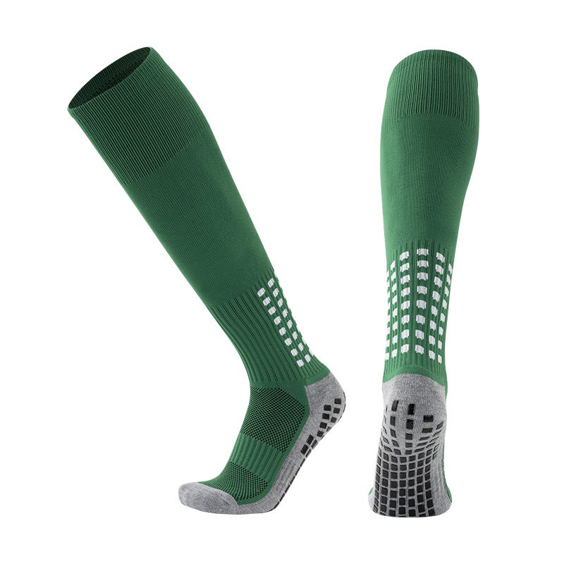Generic Cross-border football socks long tube thickened towel bottom sports socks adult dispensing non-slip wear-resistant breathable outdoor sports socks C25 yellow - Image 3