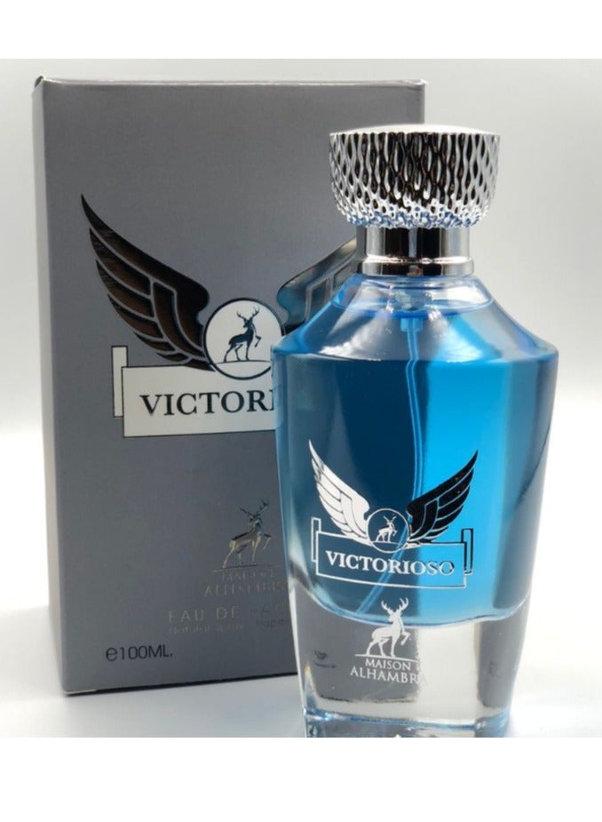 ميزون الهمبرا عطر فيكتوريوسو أو دي برفيوم من ميزون الهمبرا للرجال - 100 مل (مستوحى من باكو رابان إنفيكتوس) - Image 3