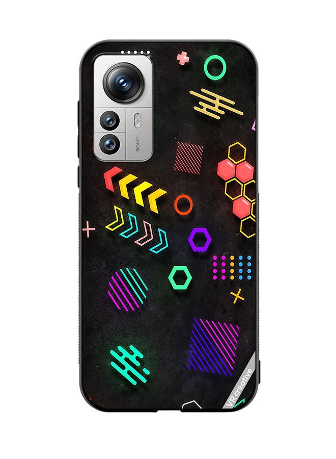VR CREATIVE Protective Case Cover For Xiaomi 12 Pro Multiple Shapes Design Multicolour - Image 1