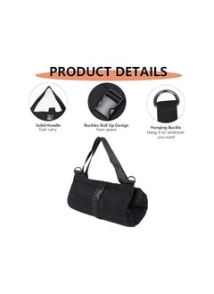 PROMASS Tool Roll, Small Tool Bag With Detachable Pouches,Canvas Tool Bags,Small Tool Bag,Heavy Duty Roll Up Tool Bag With 5 Tool Pouches,Wrench Roll Tool Roll Organizers For Mechanic, Carpenter, Electrician  - Image 2