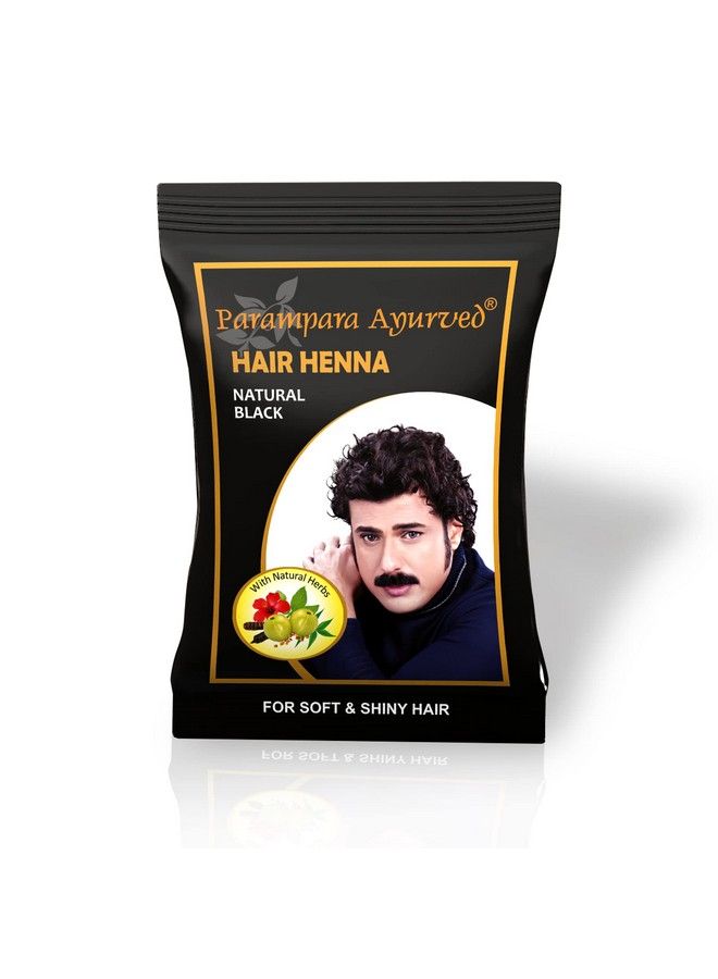 Parampara Ayurved Natural Black Hair Henna ; Harmful Chemicalfree ; Goodness Of Coffee Methi Amla Bhringaraj And Hibiscus ; No Ammonia ; 20G Pack Of 5 (100G) - Image 4