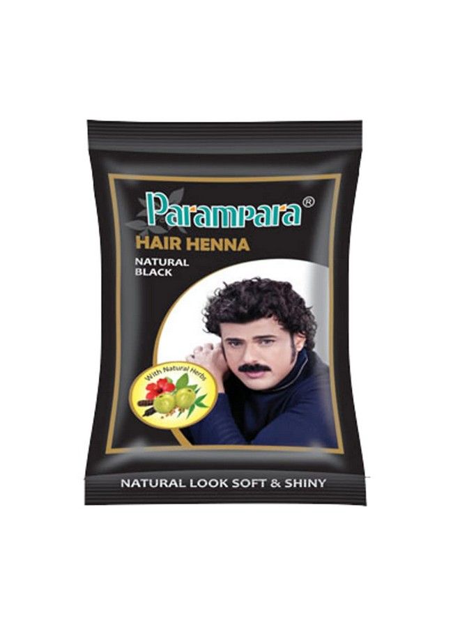 Parampara Ayurved Natural Black Hair Henna ; Harmful Chemicalfree ; Goodness Of Coffee Methi Amla Bhringaraj And Hibiscus ; No Ammonia ; 20G Pack Of 5 (100G) - Image 2
