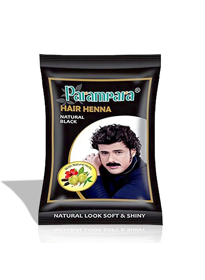 Parampara Ayurved Natural Black Hair Henna ; Harmful Chemicalfree ; Goodness Of Coffee Methi Amla Bhringaraj And Hibiscus ; No Ammonia ; 20G Pack Of 5 (100G) - Image 3
