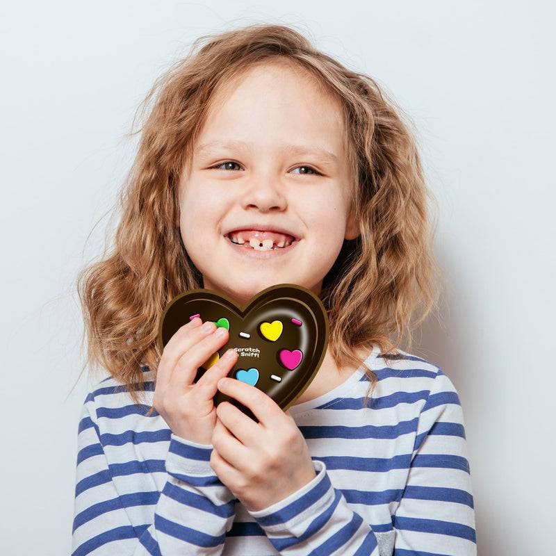 Kangaroo 28 Pack Chocolate Scented Valentines Day Cards with Envelopes Bulk - Valentines Day Cards for Kids School Classroom Exchange Gifts - Greeting Cards Party Favors Valentines Cards - Image 5