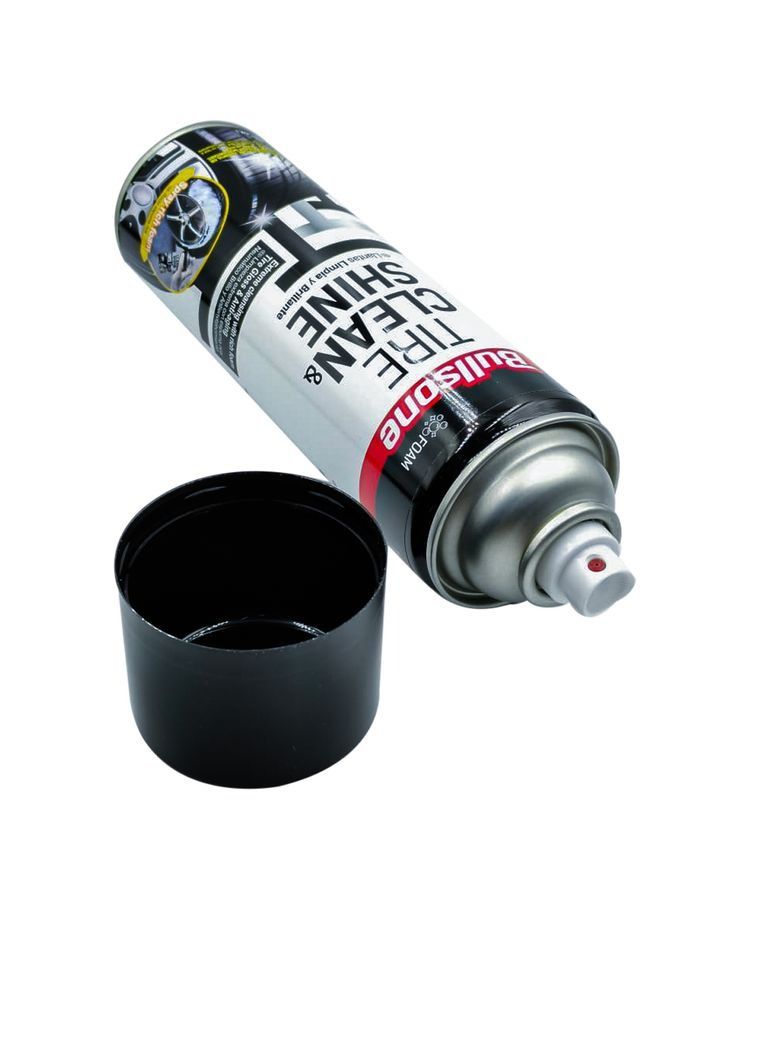 Bullsone Car Tire Cleaner Foam Spray Extreme Cleansing With Rich Foam Tire Gloss&Anti-aging Bullsone Tire Clean and Shine 550 ml - Image 3