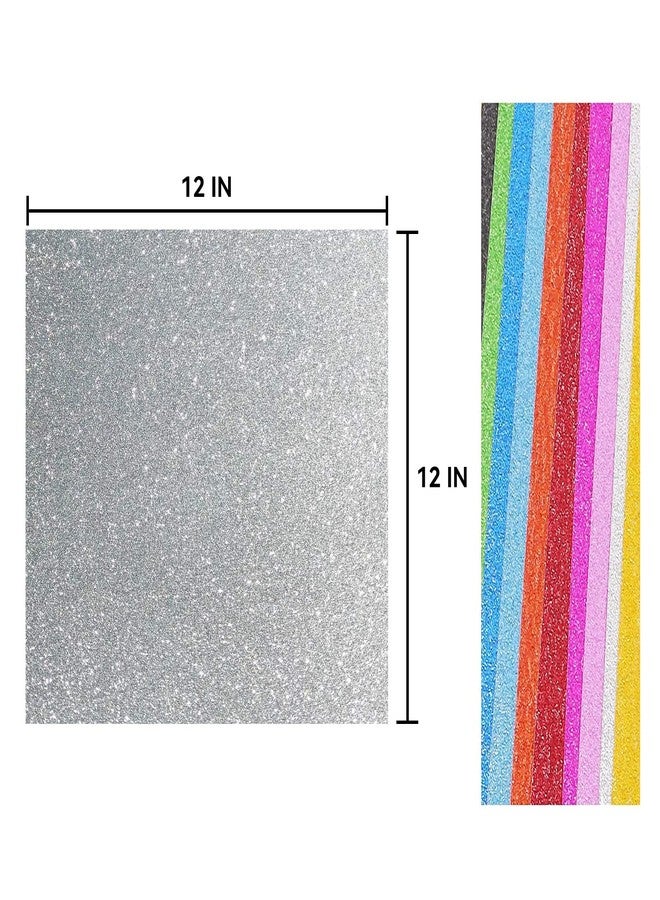 Bonmiy Glitter Cardstock 12" x 12", Colored Cardstock Paper for Cricut, Thick Card Stock for Card Making, Scrapbooking, Craft, Christmas Decorations, Holiday Party Supplies(280Gsm 40Sheets 20Colors) - Image 2