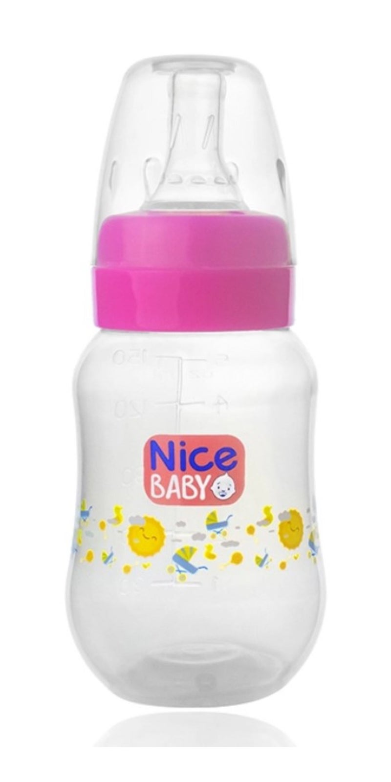 نايس بيبي ببرونة نايس بيبى بدون يد 150 ml - روز- متعددة الاشكال - Image 1