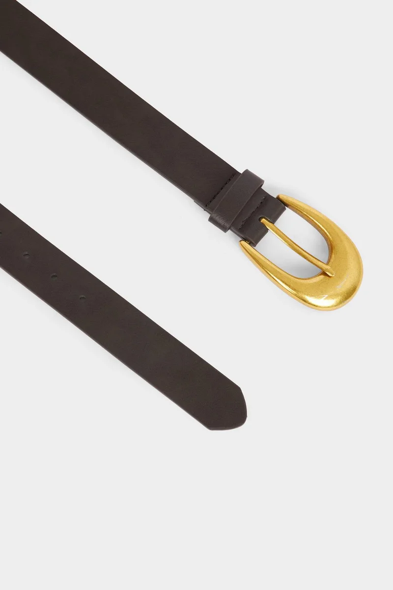 Defacto  Woman Oval Buckle Faux Leather for Women | Best Price UAE