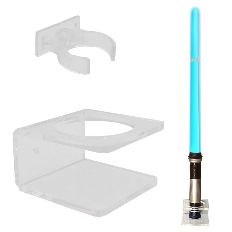 YYST Clear Light saber Wall Mount Wall Rack Wall Holder - Hardware Included. - Image 1