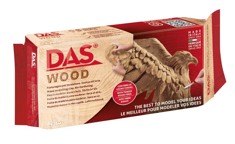 DAS Modeling Clay Air Hardening, Wood, 350g - Image 1