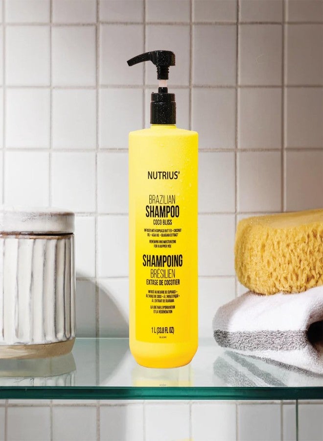 Nutrius Brazilian Shampoo Coco Bliss - For Silky-Smooth Hair 33.8 FL OZ - Image 3
