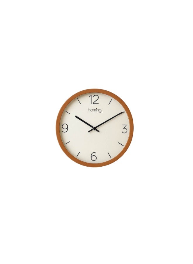 Retro Wood Look Wall Clock – Silent Modern Decorative Clock 28 cm - Image 2