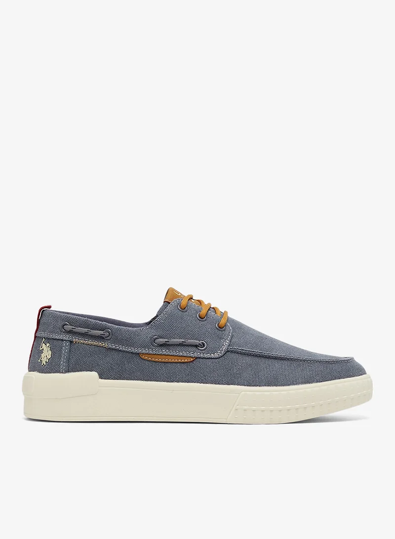 Men's Low Top Sneaker - Lightweight lace Design with Iconic Branding for a Clean Look