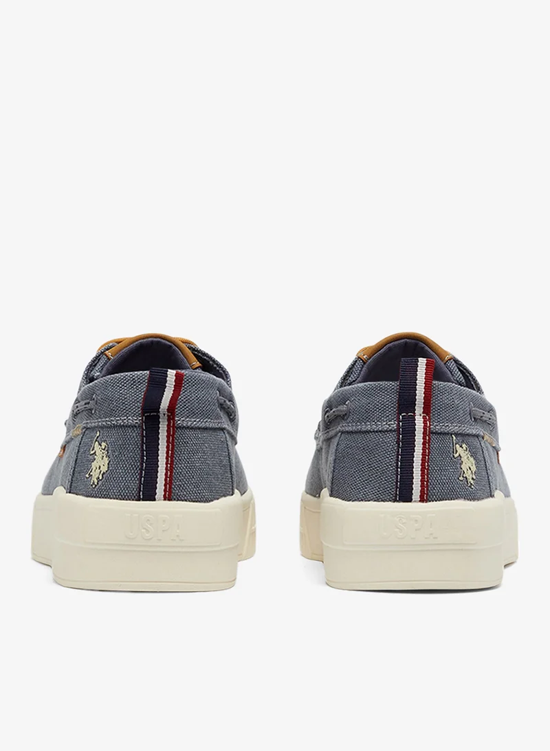 U.S. Polo Assn. Navy Men's Low Top Sneaker - Lightweight lace Design Shoes with Iconic Branding for a Clean Look for Men | Best Price UAE