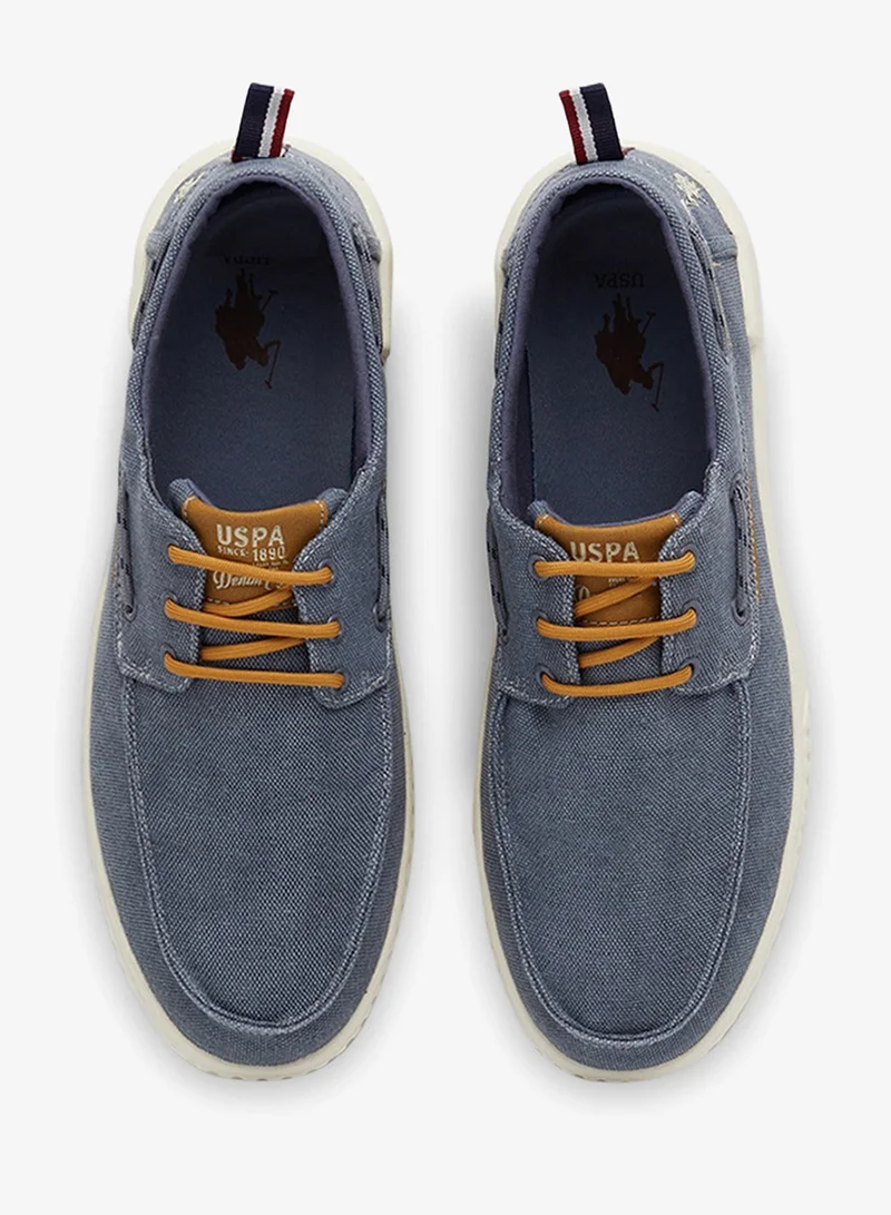 U.S. Polo Assn. Navy Men's Low Top Sneaker - Lightweight lace Design Shoes with Iconic Branding for a Clean Look for Men | Best Price UAE