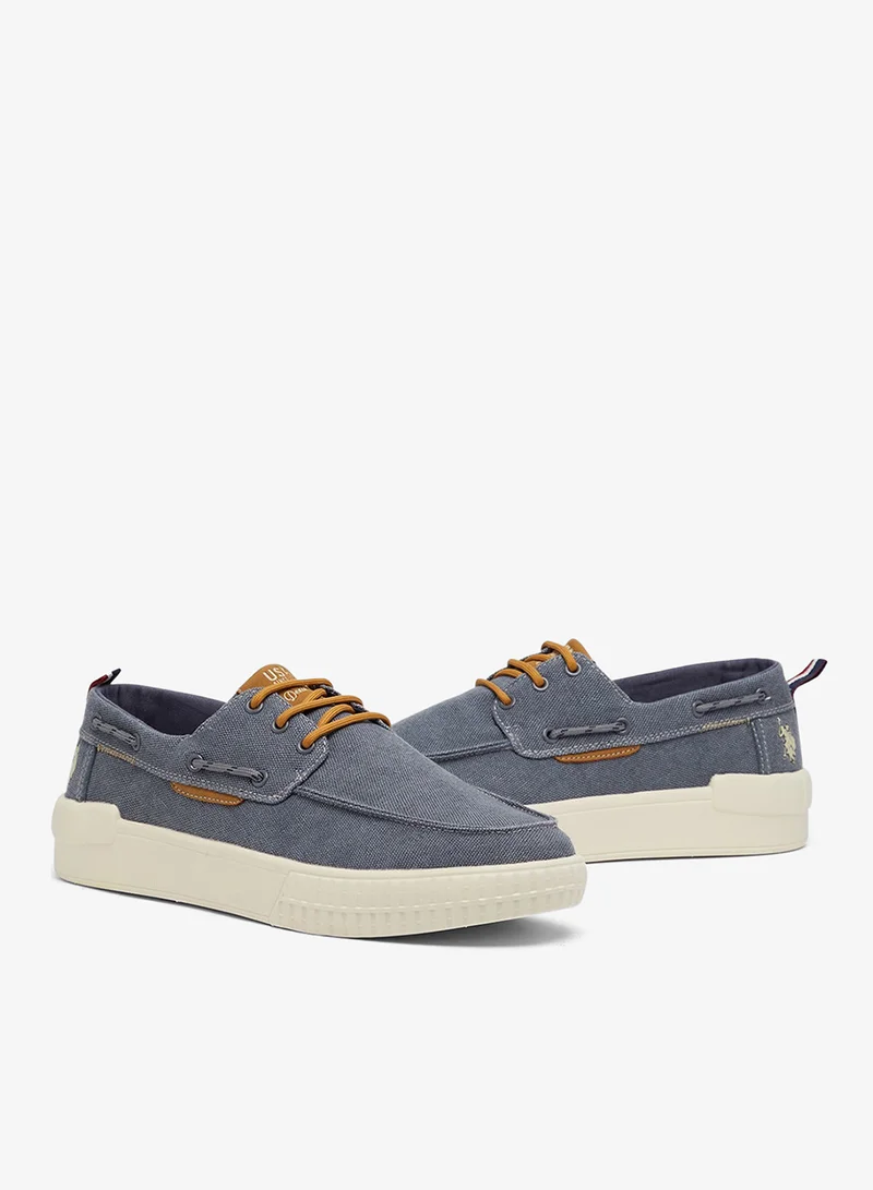 U.S. Polo Assn. Navy Men's Low Top Sneaker - Lightweight lace Design Shoes with Iconic Branding for a Clean Look for Men | Best Price UAE