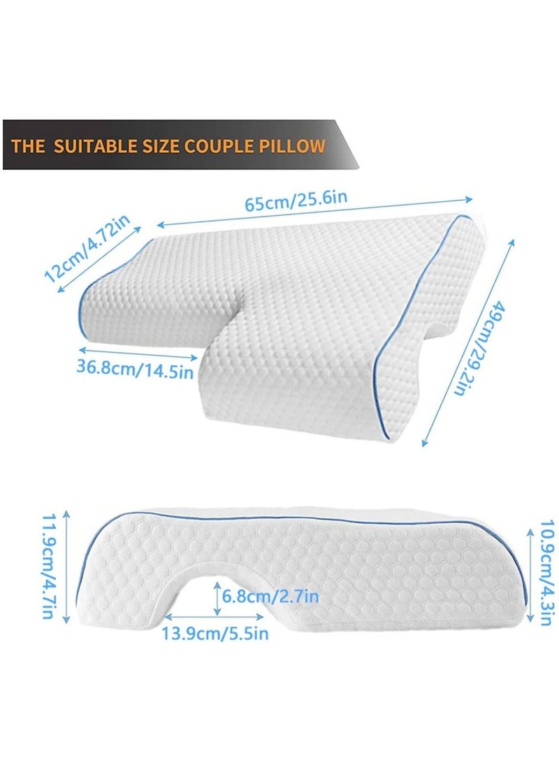 Memory Foam Pillow Couples Anti Pressure Hand Pillow For Cuddle  - Image 3