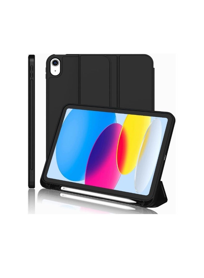 ACLIX iPad Air 11 Inch Case M2 2024 – iPad Air 5th/4th Generation Case 2022/2020 10.9 Inch with Pencil Holder, Trifold Stand Smart Case – Black, Sleek, Durable, and Protective Design for iPad - Image 1