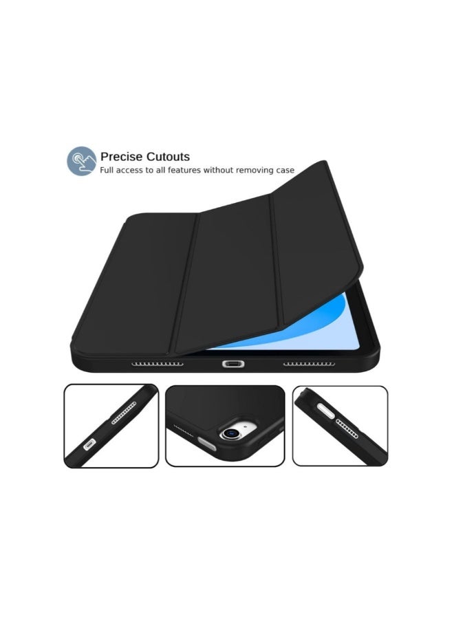ACLIX iPad Air 11 Inch Case M2 2024 – iPad Air 5th/4th Generation Case 2022/2020 10.9 Inch with Pencil Holder, Trifold Stand Smart Case – Black, Sleek, Durable, and Protective Design for iPad - Image 3