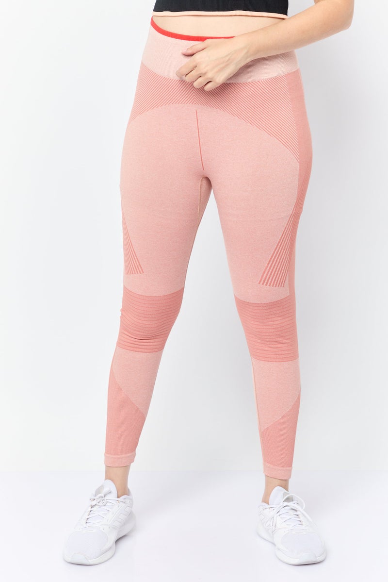 Adidas Adidas by Stella McCartney Women Sportswear Fit 7/8 Fit Yoga Leggings, Orange  - Image 1