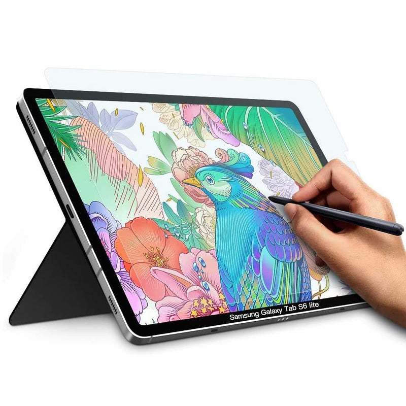 PYS Screen Protector for Galaxy Tab S6 Lite, Like Paper Screen Protector for Samsung Galaxy Tab S6 Lite 10.4 Inch (2024/2022/2020), Anti Glare, Compatible with S Pen - Image 1