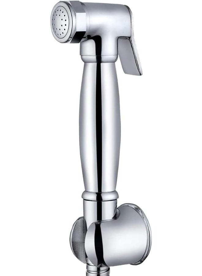 Biella Luxury Brass Bidet Sprayer For Toilet | Handheld Bidet Shattaf Toilet Spray With Hose And Holder | Full Brass Body And Head, High Flow, Anti-Crack And Leak Proof - Image 2