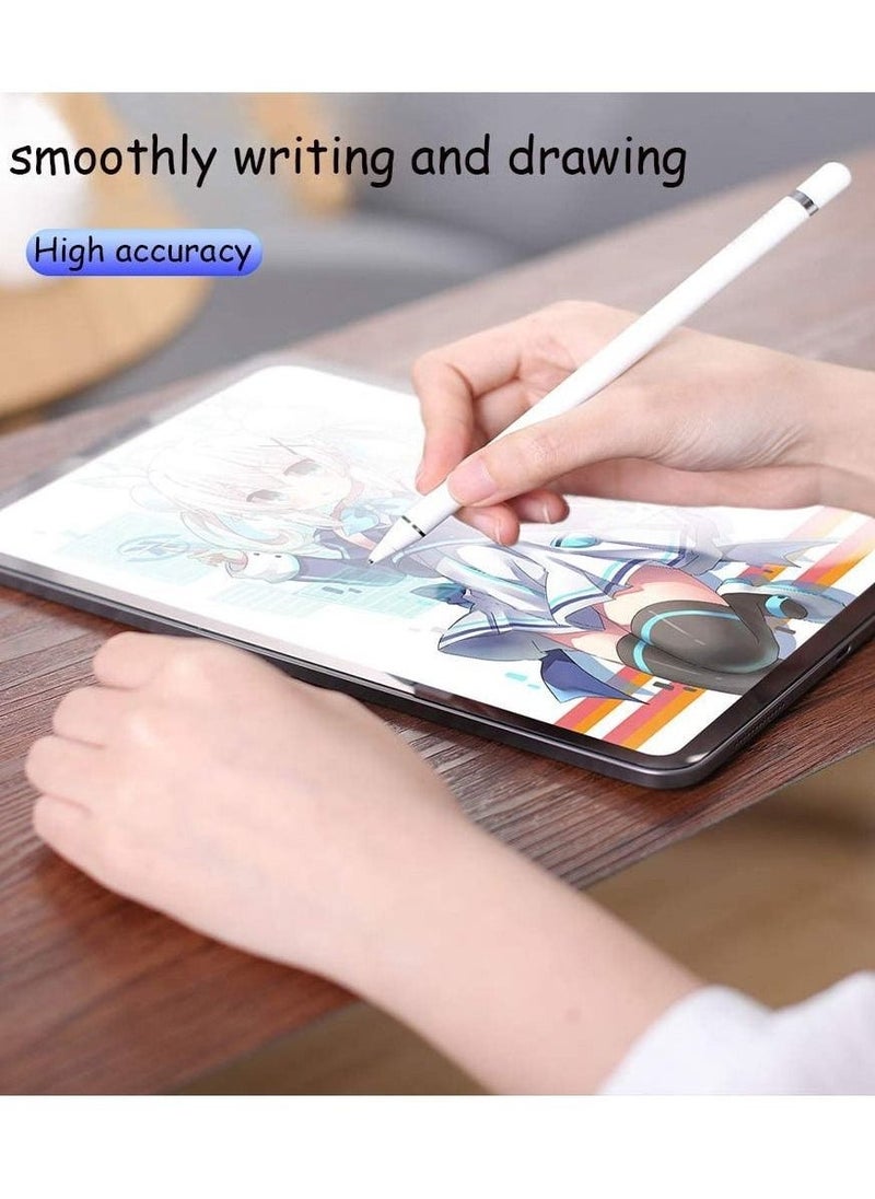 Active Stylus Pen for Android,iOS, iPad/iPad 2/New iPad 3/iPad4/iPad Pro/iPad Mini/iPad Mini 2/3 /4 and Most Tablet,1.5mm Fine Point Rechargeable Digital Stylus Pen（White） - Image 5