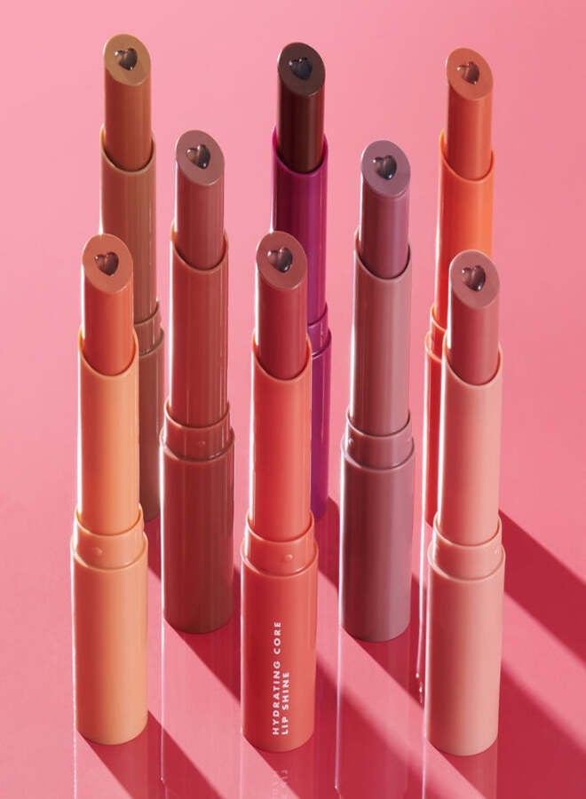elf e.l.f. Hydrating Core Lip Shine Happy – Tinted Hydrating Lip Balm with Glossy Shine, Nourishing Heart-Shaped Core, Lightweight Moisturizing Formula, 2.3 g / 0.08 oz - Image 5