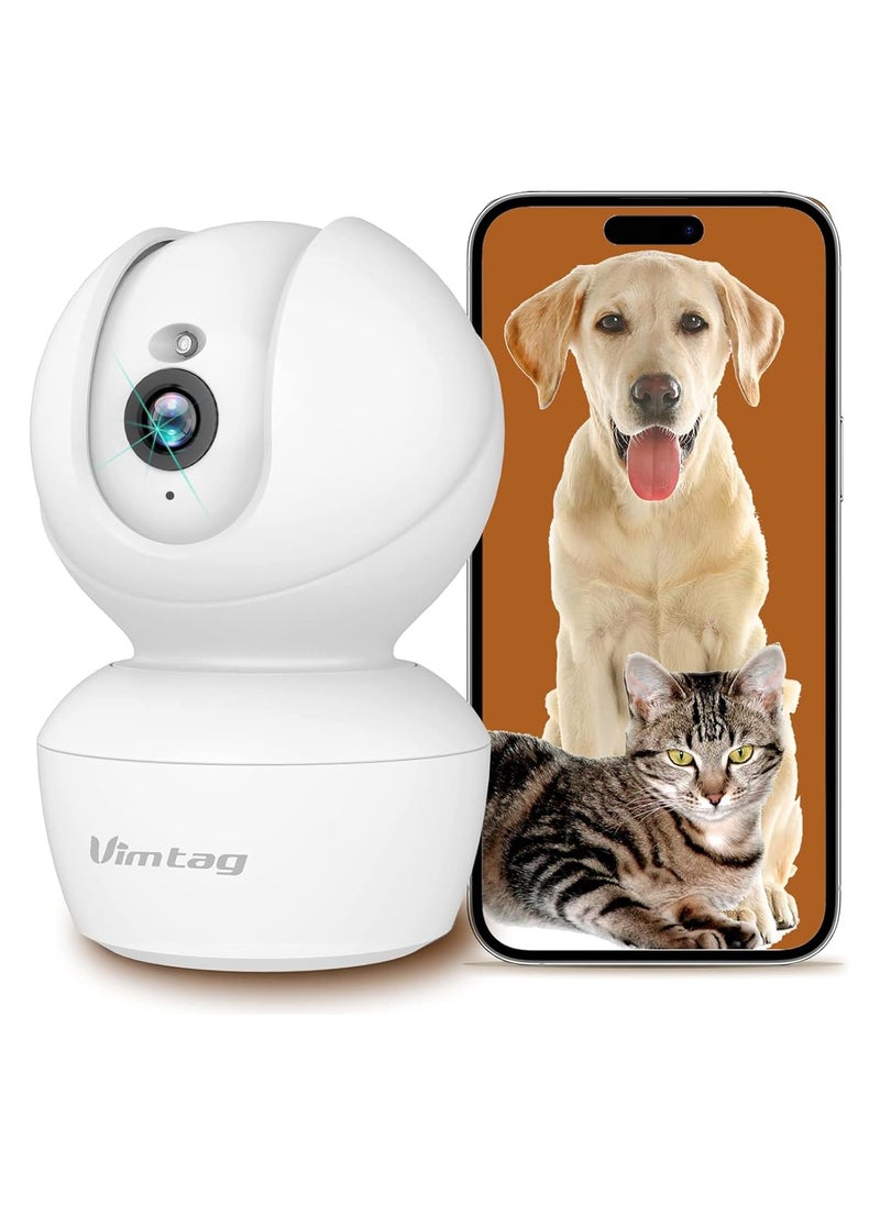 Vimtag Vimtag 8211 2MP CCTV Camera for Home 2.4Ghz WiFi 360 Degree Security Camera for Shop Indoor Baby Pet Night Vision 2-Way Audio AI Detection Cloud Storage/SD Card Support 2 Years Warranty  - Image 1