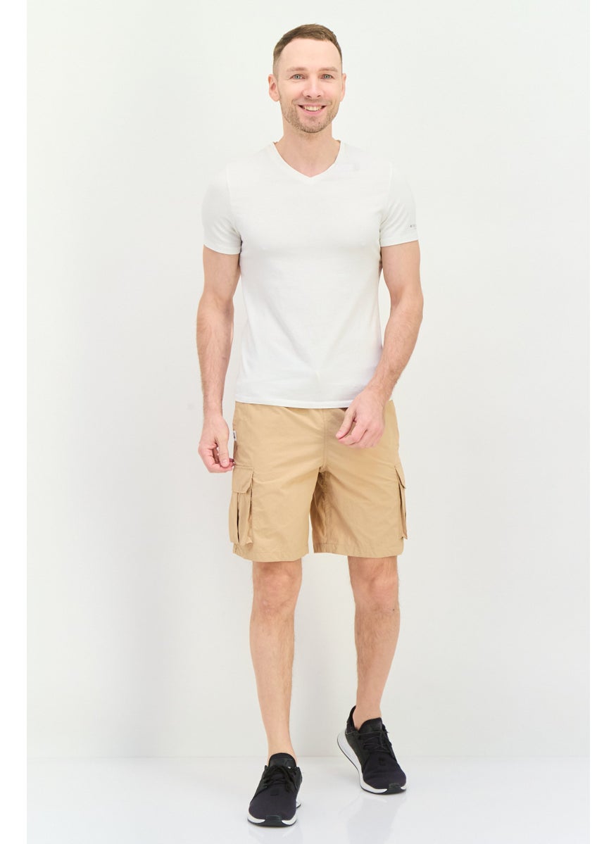 Puma x Select Men Sportswear Fit Outdoor Cargo Shorts, Tan  - Image 4