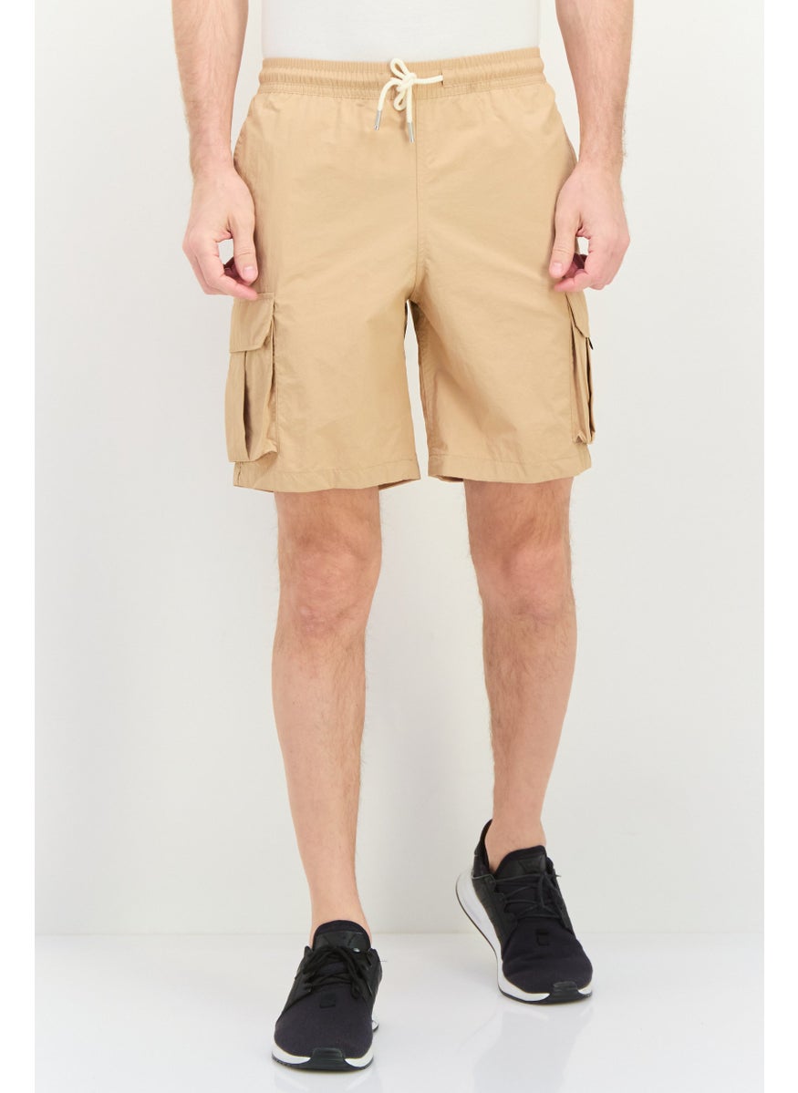 Puma x Select Men Sportswear Fit Outdoor Cargo Shorts, Tan  - Image 1