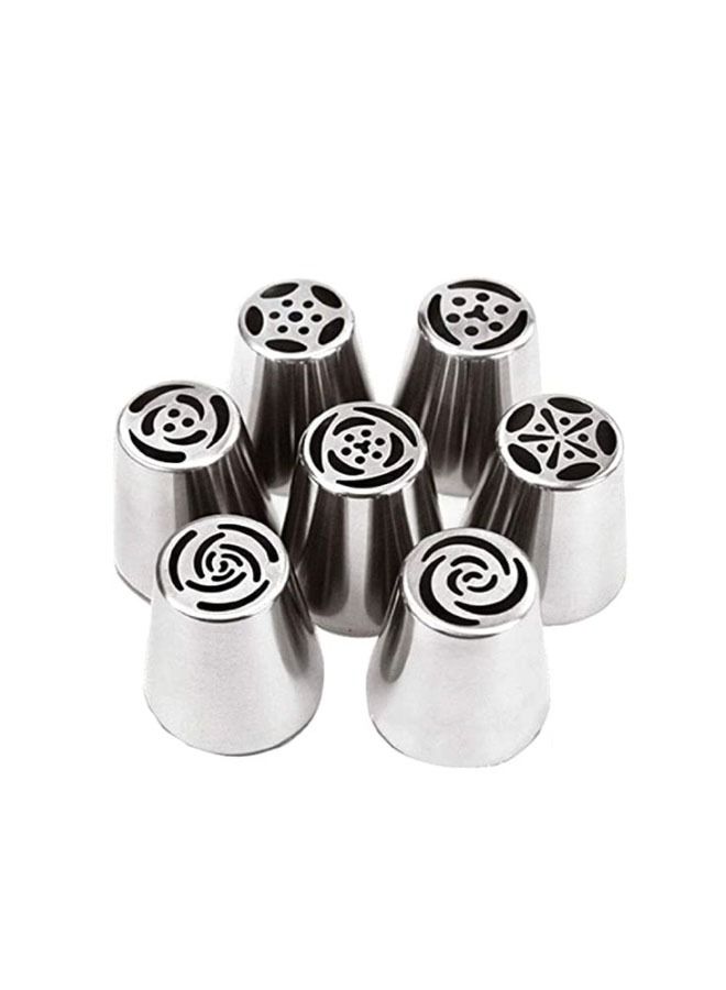 Cool Baby Russian tulip flower cake cream pastry baking decoration tools 7 pieces set - Image 1