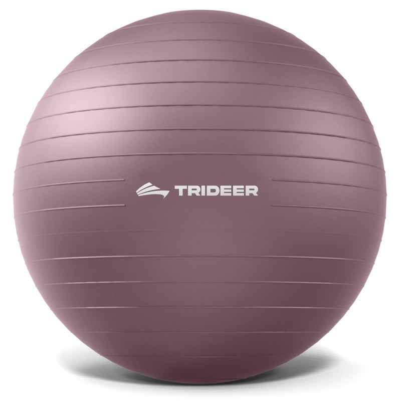 Trideer Exercise Ball Yoga Ball â€“ Office Seating & Balance Ball Chair, Stability Ball for Pilates, Physical Therapy,Core Training & Balance Improvement & Stretching - Image 1