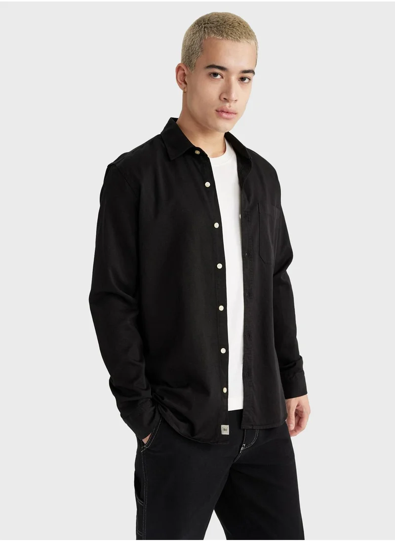 DeFacto Man Regular Fit Long Sleeve Shirt