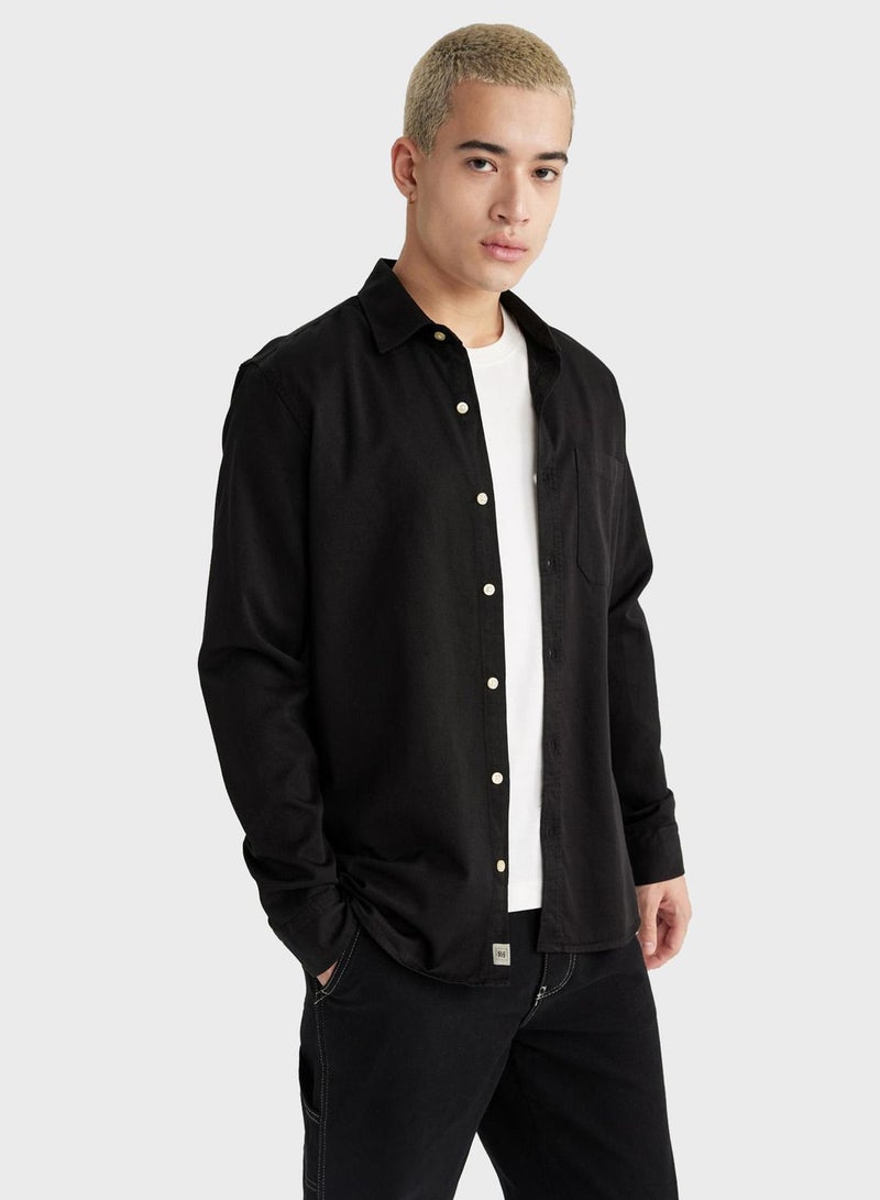 DeFacto Man Regular Fit Long Sleeve Shirt  - Image 4