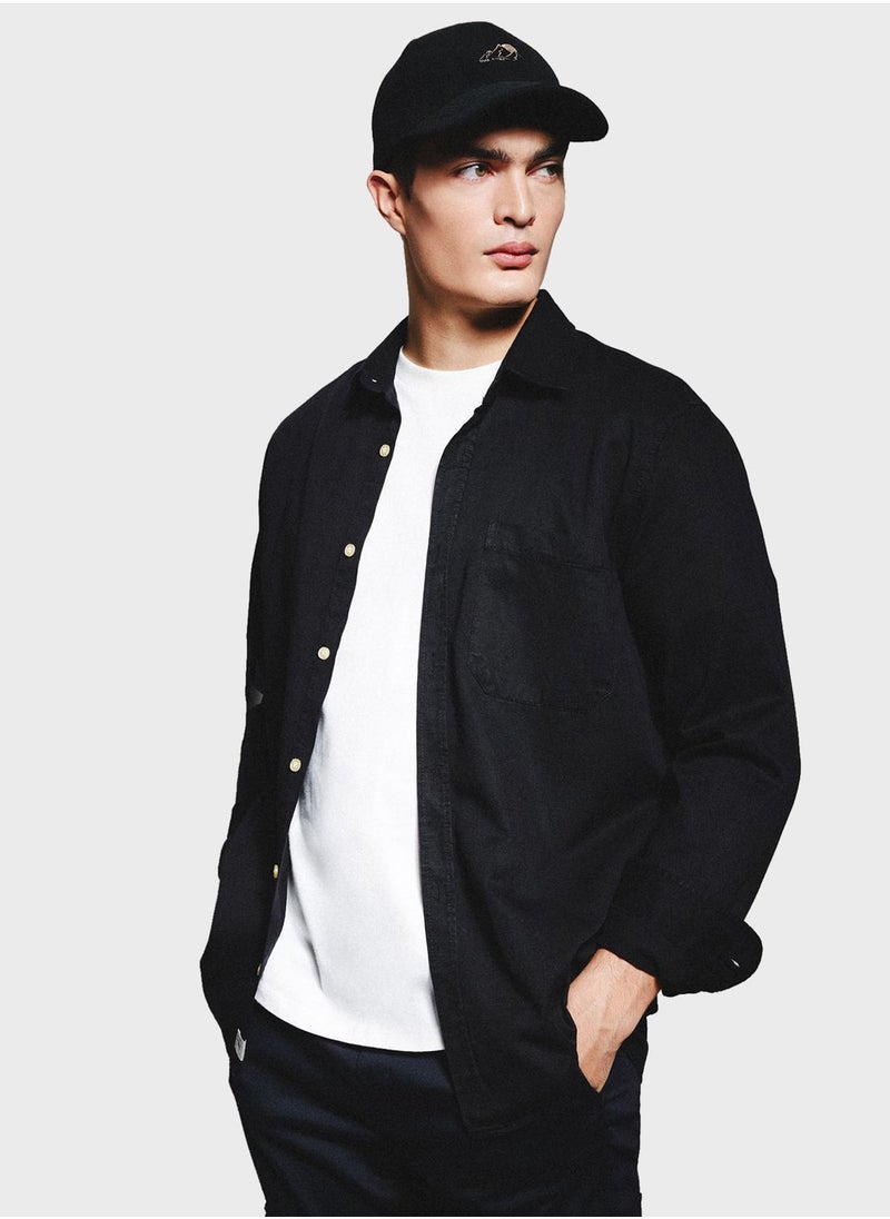 DeFacto - Man Regular Fit Long Sleeve Shirt - Image 1