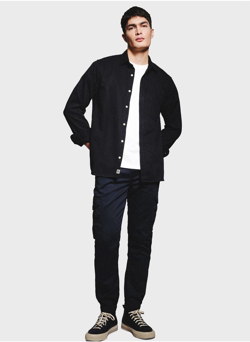 DeFacto - Man Regular Fit Long Sleeve Shirt - Image 1