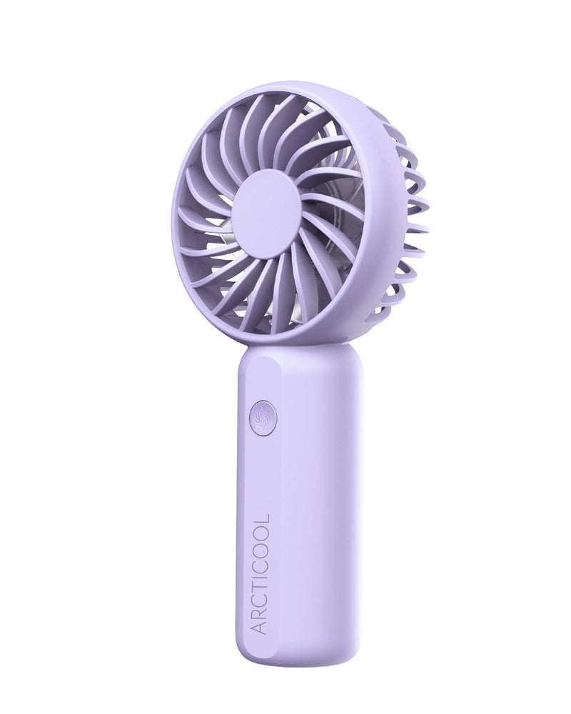 ARCTICOOL Portable Mini Fan - Rechargeable Hand Fan with 3 Adjustable Speeds, 2000mAh Battery, Lightweight Design, Low Noise, and Easy Portability for Indoor and Outdoor Use (Purple) - Image 1