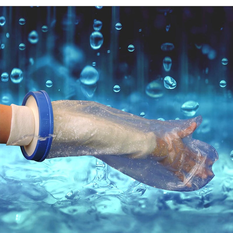ANCIENTIMPEX Waterproof Arm Cast Cover for Protection While Taking Shower Lightweight Arm Cast Guard Transparent for Bath and Shower Reusable Cast Protector for Adults to Keep Casts and Bandages Dry - Image 5
