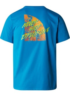 THE NORTH FACE M Foundation Tracks Graphic Tee Men's T-Shirt NF0A882YRI31  - Image 2