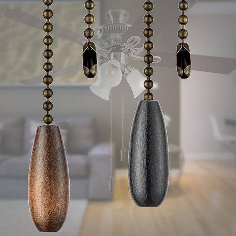 Industrial Ceiling Fan Pull Chains Light & Extension Accessories Fixture Chain Connector Extender Ceiling - Image 4