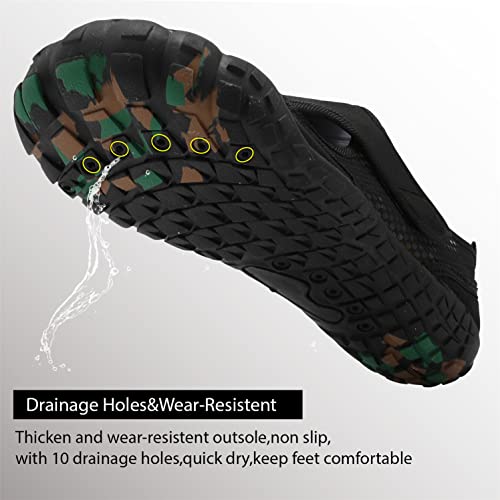 Centipede Demon Womens and Mens Water Shoes Thicken Soles Breathable Swim Shoes Cozy Barefoot Athletic Aqua Socks for Beach Pool Diving Hiking Outdoor Water Sports 8 Women/6.5 Men - Image 4