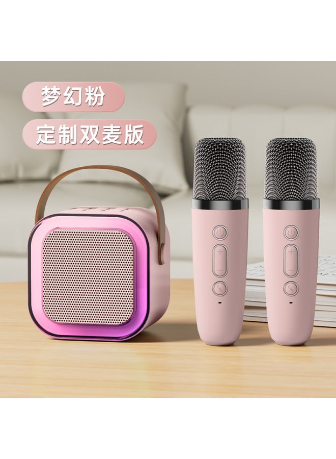 Neutral Wireless Portable Karaoke Speaker Microphone Outdoor Singing Bluetooth Speaker Household Small Family Ktv - Image 1