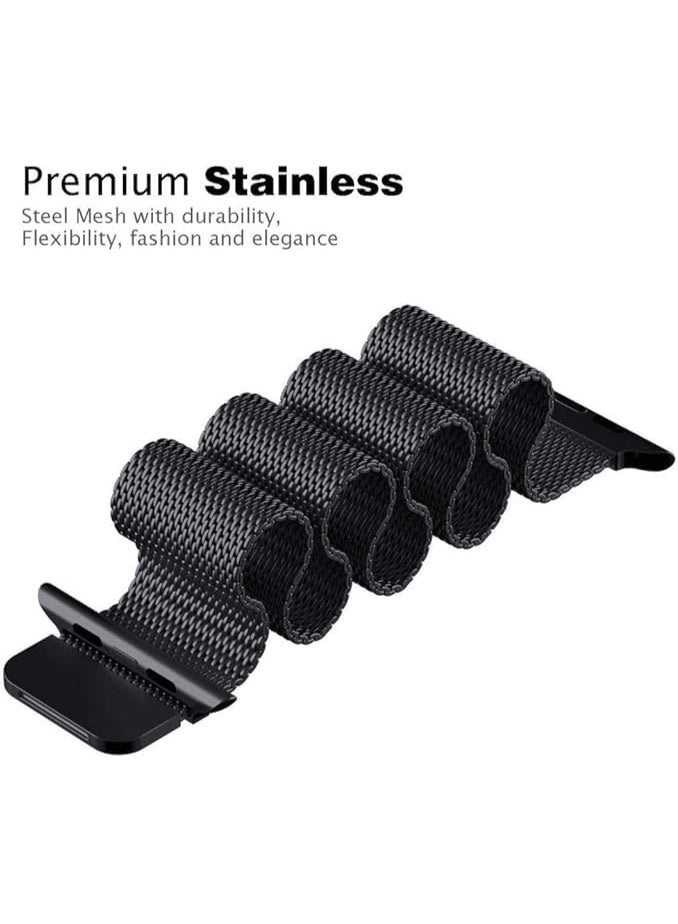 Stainless Steel Magnetic Band Compatible with Apple Watch 49mm 46mm 45mm 44mm. Adjustable Magnet Metal Strap Men Women - Image 2