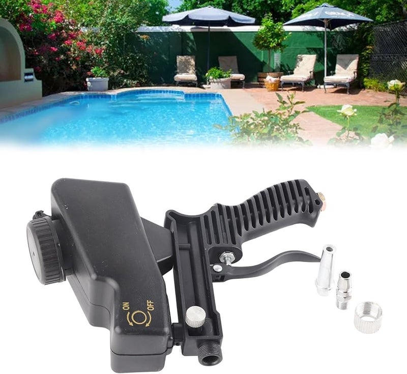 FTVOGUE Portable Pneumatic Sandblaster Gun Kit Black For Paint Rust Removal Metal Surface - Image 4