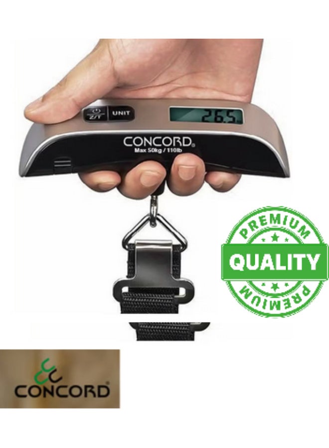 Concord Premium Quality Digital Weight / Luggage Scale Regular - silver - 1 piece