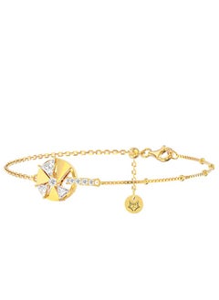 AWNL Women's Silver Bracelet with CZ Diamonds Cardamom Flower Design Gift for Women  - Image 5